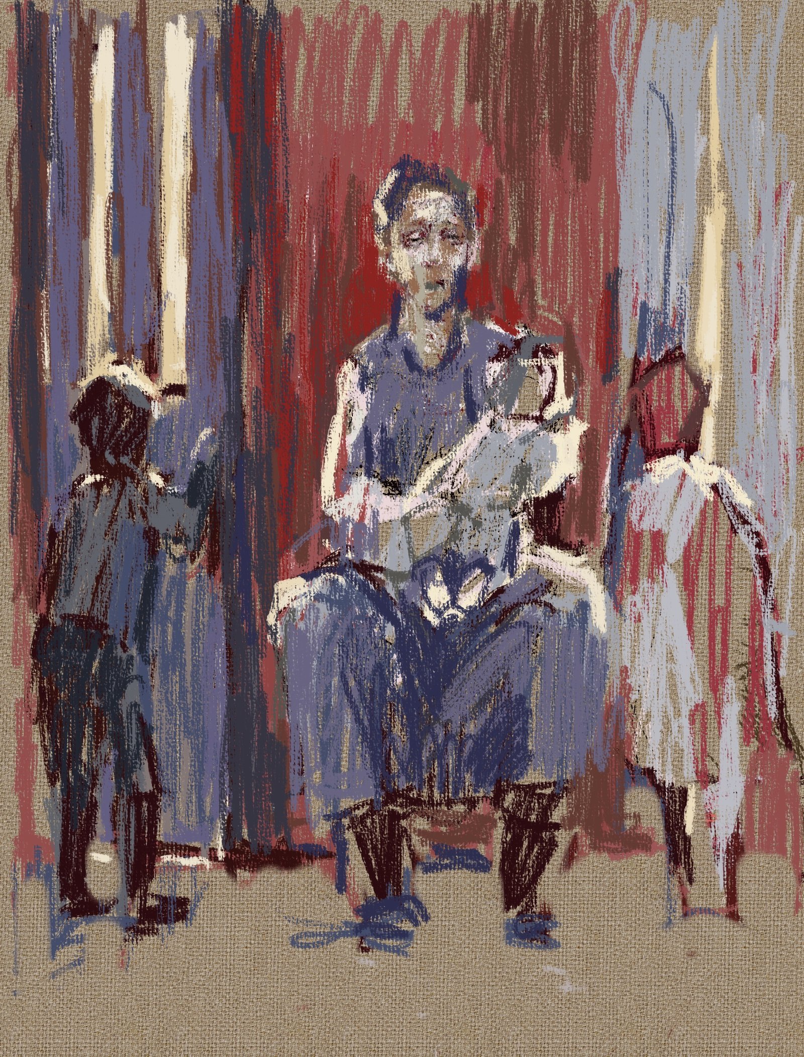 Untitled VII, Digital drawing, by artist Kathleen Mack