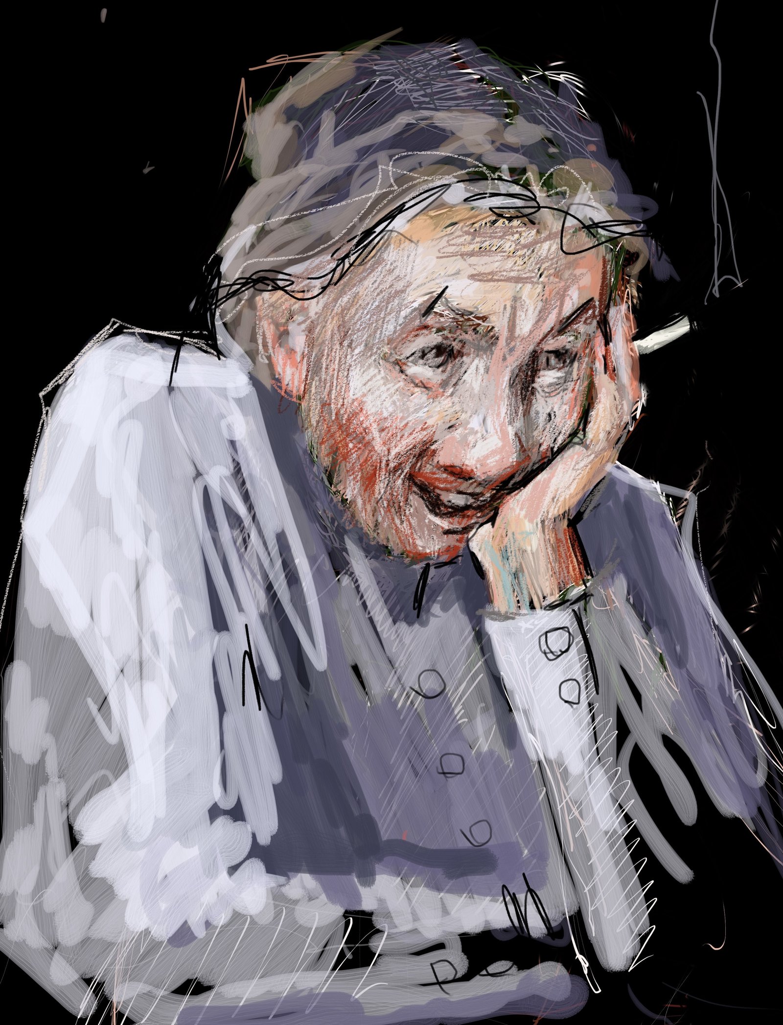 Piccolo Scherzo, Digital drawing, by artist Kathleen Mack