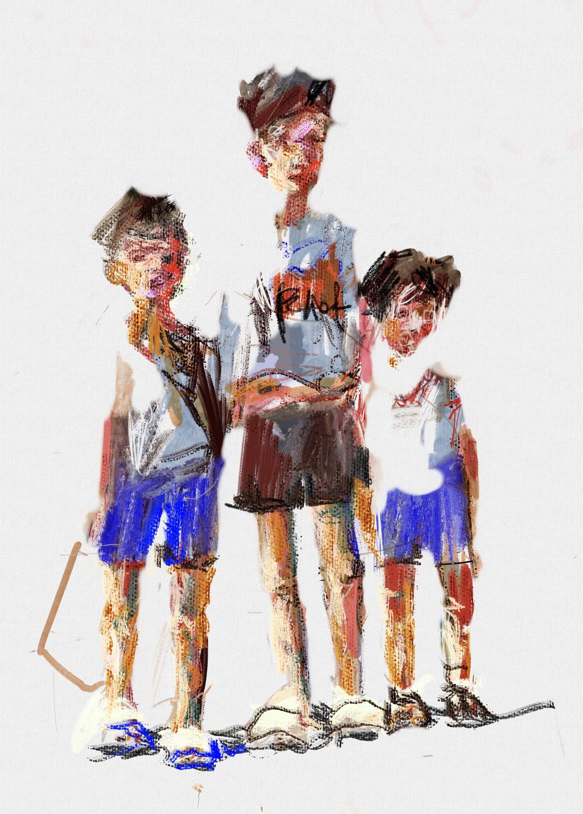 Untitled II, Digital drawing, by artist Kathleen Mack