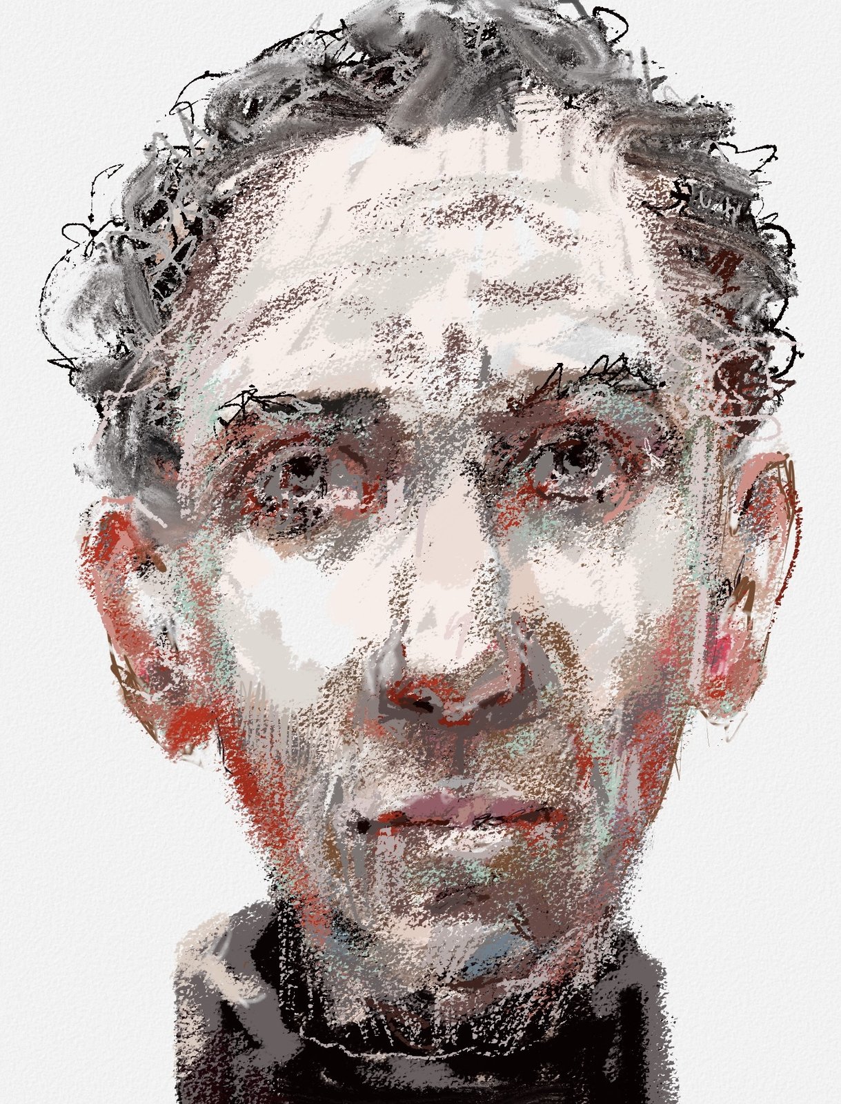 Untitled VI, Digital drawing, by artist Kathleen Mack
